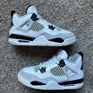 Nike Air Jordan 4 Retro Military Black Size 5 Youth (Size 6.5 Women's)